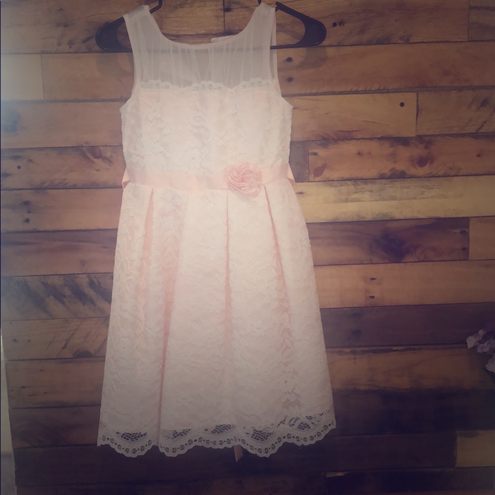Girls Size 8 Light Pink Dress